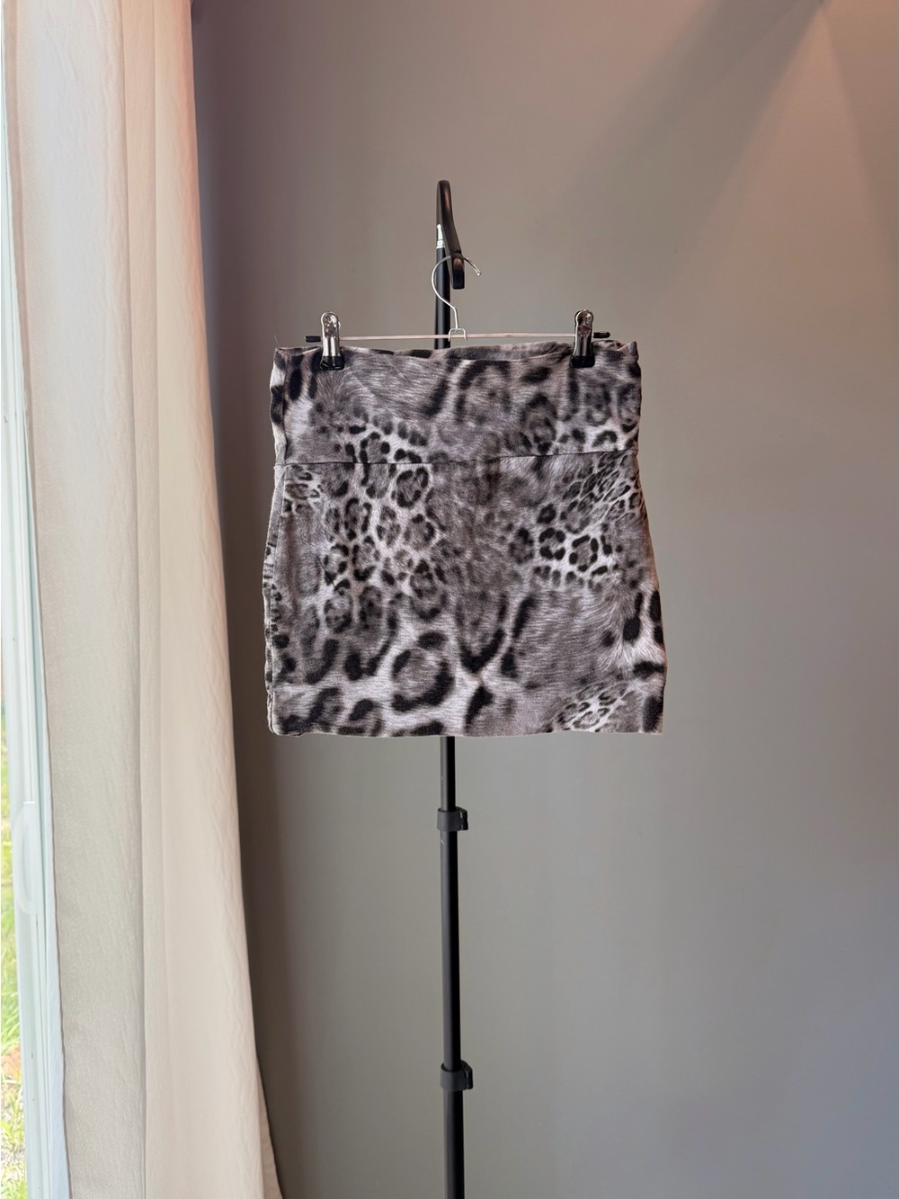 Vintage rue21 Y2K Animal Print High Rise Cotton Mini Skirt Size S Clubwear Party